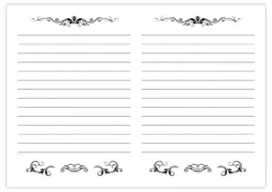 Fogli a righe per block notes Fogli a righe per block notes 05