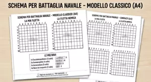 Battaglia Navale da Stampare